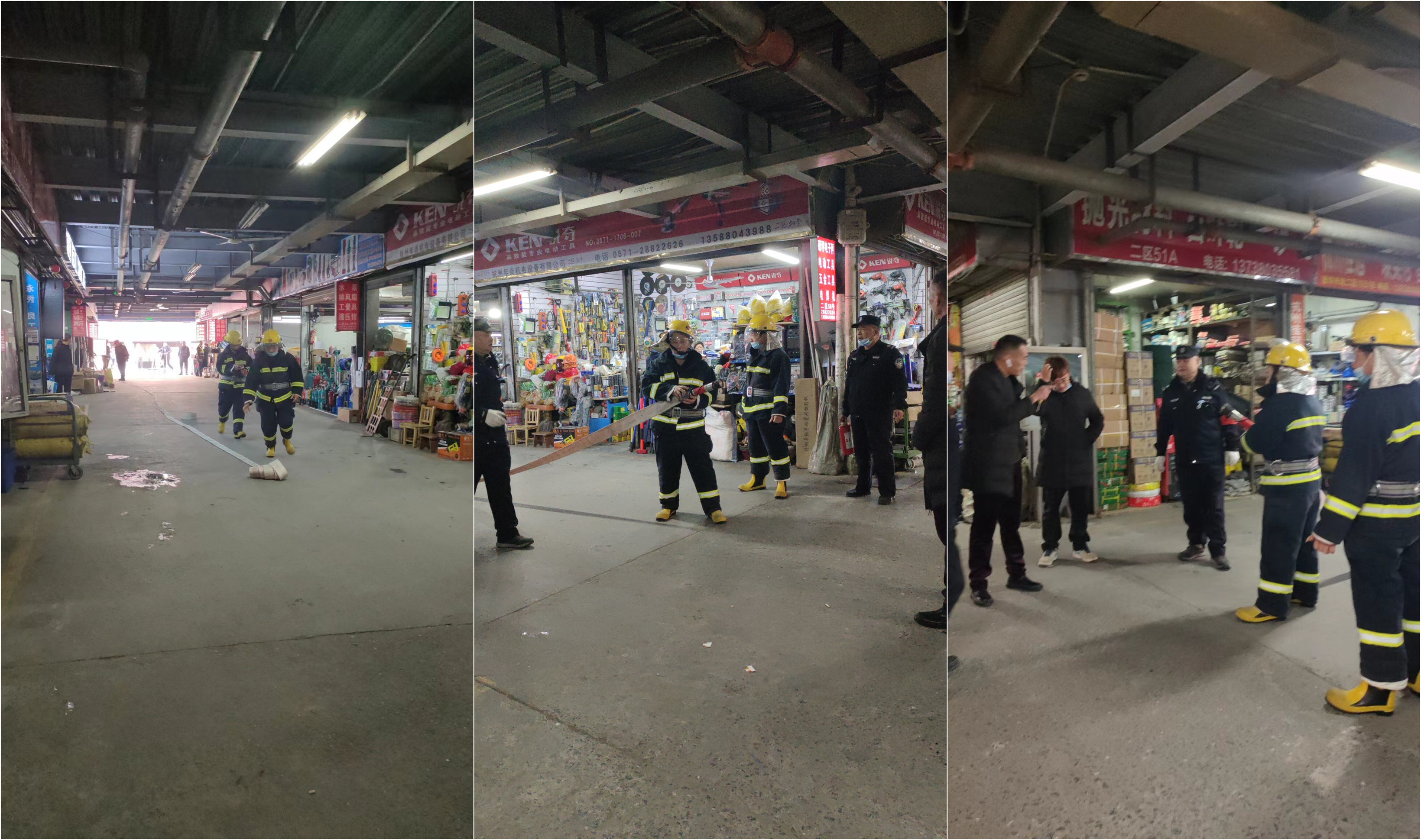 j9国际站备用市场发展消防应急拉练活动