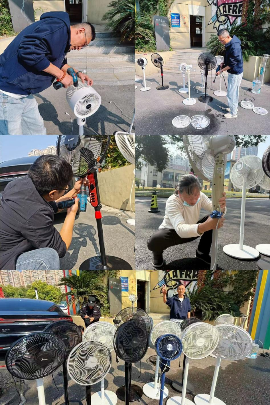 夏扇焕新颜，庐阳j9国际站备用文创园推出企业电扇清洁专享活动！